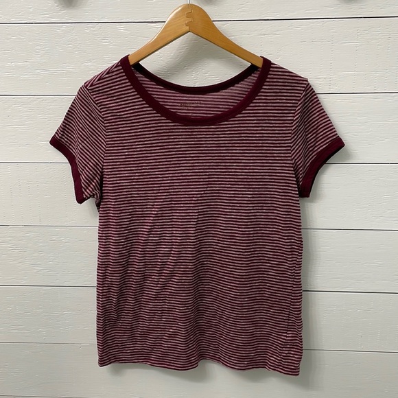 Arizona Jean red striped tee - Picture 1 of 2